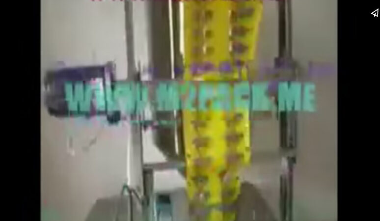 ‫ماكينة تعبئة الشامبو فى أكياس بلاستيكية لحام رباعى أتوماتيكيا موديل 505 ماركة مهندس منسي‬‎