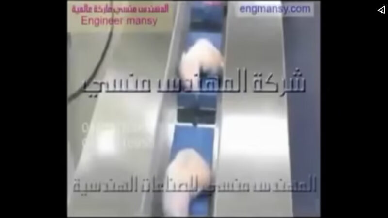 ماكينة الفلوباك لتغليف الدجاج بأكياس لحام سنتر كود 913 ماركة مهندس منسي