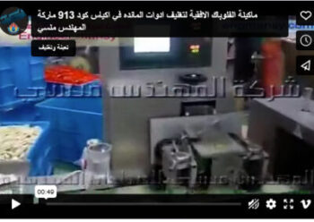 ماكينة الفلوباك الافقية لتغليف ادوات المائده في اكياس كود 913 ماركة المهندس منسي